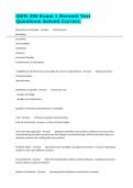 ISEN 350 Exam 1 Bennett Test Questions Solved Correct&period;