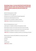 Microbiology Chapter 1 Test Bank Exam Practice Questions and Answers Comprehensive Review with Verified Solutions Full Study Guide LATEST UPDATE