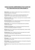 HAWAII ADJUSTER COMPREHENSIVE STUDY GUIDE 2026 FULL QUESTIONS AND SOLUTIONS GRADED A&plus;