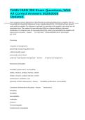 TAMU ISEN 350 Exam Questions&comma; With All Correct Answers 2025&sol;2026 Updated&period; 