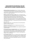 HAWAII SUBSTITUTE TEACHER FINAL TEST 2026 QUESTIONS WITH CORRECT ANSWERS GRADED A&plus;