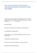 MKTG 201 BYU SWENSON MIDTERM REVIEW &vert; QUESTIONS AND ANSWERS &vert; 2026 UPDATE &vert; RATED 100&percnt; CORRECT&period;