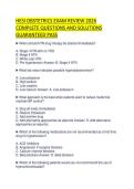 HESI OBSTETRICS EXAM REVIEW 2026 COMPLETE QUESTIONS AND SOLUTIONS GUARANTEED PASS
