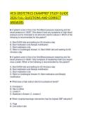 HESI OBSTETRICS EXAMPREP STUDY GUIDE 2026 FULL QUESTIONS AND CORRECT ANSWERS