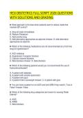 HESI OBSTETRICS FULL SCRIPT 2026 QUESTIONS WITH SOLUTIONS AND GRADING