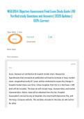 WGU D514 Objective Assessment Final Exam Study Guide &vert; 118 Verified study Questions and Answers &vert; 2026 Updates &vert; 100&percnt; Correct