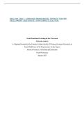 WGU D181 TASK 4 - CAPSTONE&colon; ENHANCING SEL THROUGH TEACHER DEVELOPMENT &vert; 2026 UPDATE &vert; WITH COMPLETE SOLUTION&period;
