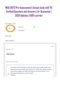 WGU D073 Pre-Assessment &vert; Actual study with 70 Verified Questions and Answers &vert; A&plus; Guarantee &vert; 2026 Updates &vert; 100&percnt; correct