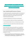 NUR 2513 MATERNAL-CHILD NURSING STUDY BUNDLE 2026&sol;2027 &vert; Exam 1&comma; Exam 2 & Final Exam with Actual Questions and Verified Answers &vert; Already Graded A &vert; Rasmussen &vert; Pass Guaranteed
