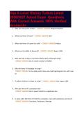 Aqa A-Level History Tudors Latest 2026&sol;2027 Actual Exam Questions With Correct Answers 100&percnt; Verified Graded A&plus;