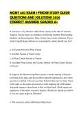 MGMT 402 EXAM 1 FRICKE STUDY GUIDE QUESTIONS AND SOLUTIONS 2026 CORRECT ANSWERS GRADED A&plus;