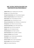 HIMT 1100 FINAL PRACTICE EXAMINATION 2026 QUESTIONS WITH ANSWERS GRADED A&plus;