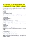 HISET CERTIFICATION COMPREHENSIVE EXAM 2026 FULL QUESTIONS WITH VERIFIED SOLUTIONS
