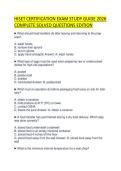 HISET CERTIFICATION EXAM PREP 2026 TEST PAPER QUESTIONS AND ACCURATE ANSWERS