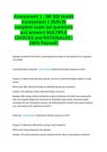 Assessment 1 NR 302 Health Assessment 1 2025 complete exam set questions and answers MULTIPLE CHOICES and RATIONALES 100- Passed&excl;&excl;&period;