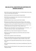 HIST 101 HUDSON BUNDLED CERTIFICATION SCRIPT 2026 QUESTIONS WITH SOLUTIONS GRADED A