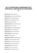 HIUS 420 PRACTICE EXAMINATION 2026 QUESTIONS WITH ANSWERS GRADED A&plus;