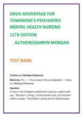 Psychiatric Nursing Test Bank 2026 &vert; Townsend 11th MCQs &plus; Rationales &vert; NCLEX Mental Health Nursing Study Guide & Clinical Judgment