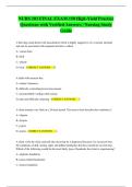 NURS 203 FINAL EXAM 150 High-Yield Practice Questions with Verified Answers &vert; Nursing Study Guide