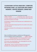 CS 6250 EXAM 2 ACTUAL EXAM 2026 &vert; COMPUTER NETWORKS EXAM &vert; ALL QUESTIONS AND CORRECT ANSWERS &vert; VERIFIED ANSWERS &vert; BRAND NEW VERSION&excl;