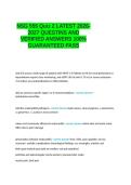 NSG 555 Quiz 2 LATEST 2026-2027 QUESTINS AND VERIFIED ANSWERS&period;