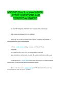 NSG 555 Quiz 2 module 3 GI-GU LATEST QUESTIONS AND VERIFIED ANSWERS 100- GUARANTEED PASS&period;