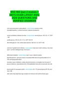 NSG 555 Quiz 2 module 4 DBTS EXAM LATEST 2026-2027 QUESTIONS AND VERIFIED ANSWERS&period;