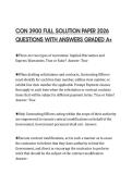 CON 3900 FULL SOLUTION PAPER 2026 QUESTIONS WITH ANSWERS GRADED A&plus;