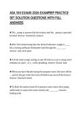 ASA 104 EXAMS 2026 EXAMPREP PRACTICE SET SOLUTION QUESTIONS WITH FULL ANSWERS
