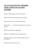 ASA 104 EXAMS 2026 FINAL ASSESSMENT TESTED CONTENT WITH ACCURATE SOLUTIONS