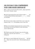 ASA 105 EXAM V1 2026 COMPREHENSIVE STUDY GUIDE SOLVED QUESTION SET