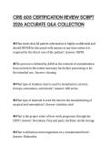 CRIS 605 CERTIFICATION REVIEW SCRIPT 2026 ACCURATE Q&A COLLECTION