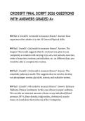 CROSSFIT FINAL SCRIPT 2026 QUESTIONS WITH ANSWERS GRADED A&plus;