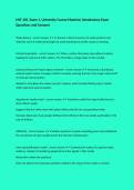 MJF 105&comma; Exam 1&comma; University Course Material&comma; Introductory Exam Questions and Answers