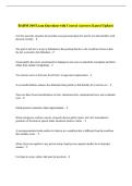 BADM 300 Exam Questions with Correct Answers &lpar;Latest Update&rpar;