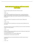 BADM 300 Final Exam Questions with Correct Answers  &lpar;Latest Update&rpar;