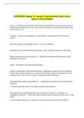 BADM300 Chapter 19&colon; Agency Exam Questions with Correct  Answers &lpar;Latest Update&rpar; 