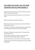 EPIC NURSE EXAM SCRIPT 2026 TEST PAPER QUESTIONS AND SOLUTIONS GRADED A&plus;