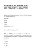 EVITP CERTIFICATION REVIEW SCRIPT 2026 ACCURATE Q&A COLLECTION