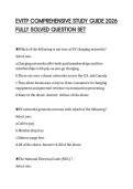 EVITP COMPREHENSIVE STUDY GUIDE 2026 FULLY SOLVED QUESTION SET