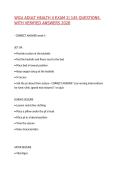 WGU ADULT HEALTH II EXAM 2&vert; 145 QUESTIONS WITH VERIFIED ANSWERS 2026&comma;100&percnt;CORRECT