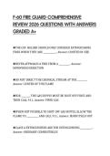 F-60 FIRE GUARD COMPREHENSIVE REVIEW 2026 QUESTIONS WITH ANSWERS GRADED A&plus;