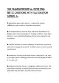 FELE EXAMINATIONS FINAL PAPER 2026 TESTED QUESTIONS WITH FULL SOLUTION GRADED A&plus;