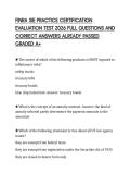 FINRA SIE PRACTICE CERTIFICATION EVALUATION TEST 2026 FULL QUESTIONS AND CORRECT ANSWERS ALREADY PASSED GRADED A&plus;