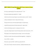 BECC MOD 2 Exam Questions with Correct Answers &lpar;Latest  Update&rpar;