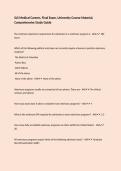 SLS Medical Careers&comma; Final Exam&comma; University Course Material&comma; Comprehensive Study Guide