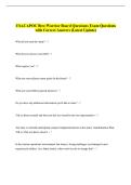 USACAPOC Best Warrior Board Questions Exam Questions  with Correct Answers &lpar;Latest Update&rpar; 