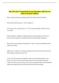 Best Warrior Competition Exam Questions with Correct  Answers &lpar;Latest Update&rpar;