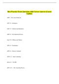 Best Warrior Exam Questions with Correct Answers &lpar;Latest  Update&rpar; 