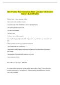 Best Warrior Board Questions Exam Questions with Correct  Answers &lpar;Latest Update&rpar;